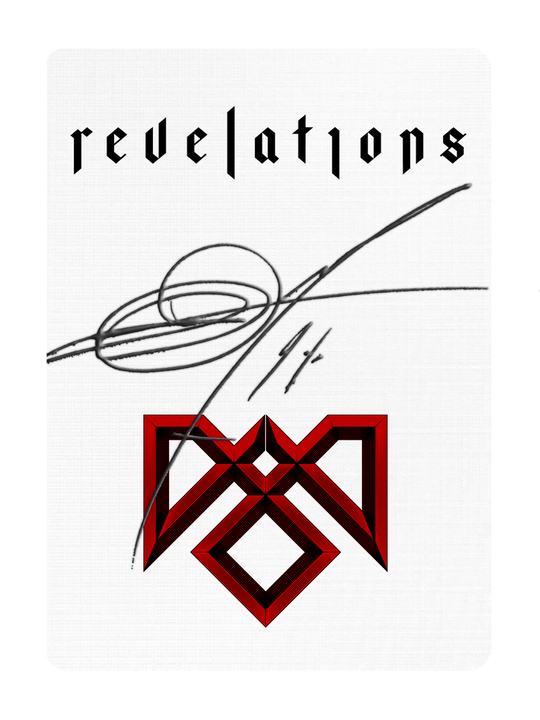 BLOOD REVELATIONS SIGNED by MADISON playing cards