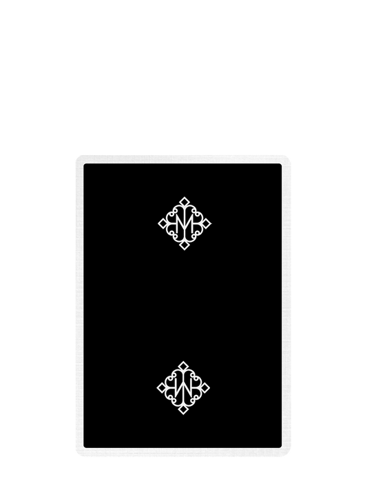 MADISON MINI ROUNDERS ( BLACK ) Playing Cards