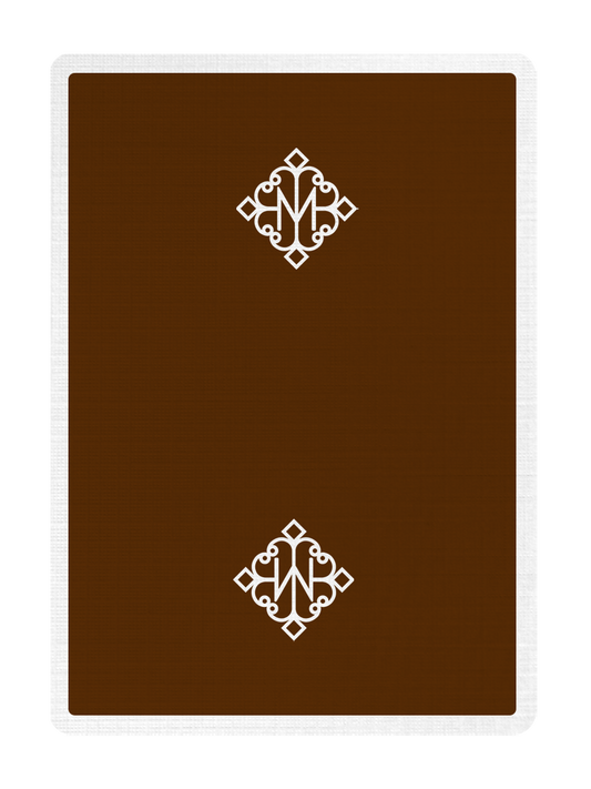 MADISON ROUNDERS ( BROWN ) Playing Cards