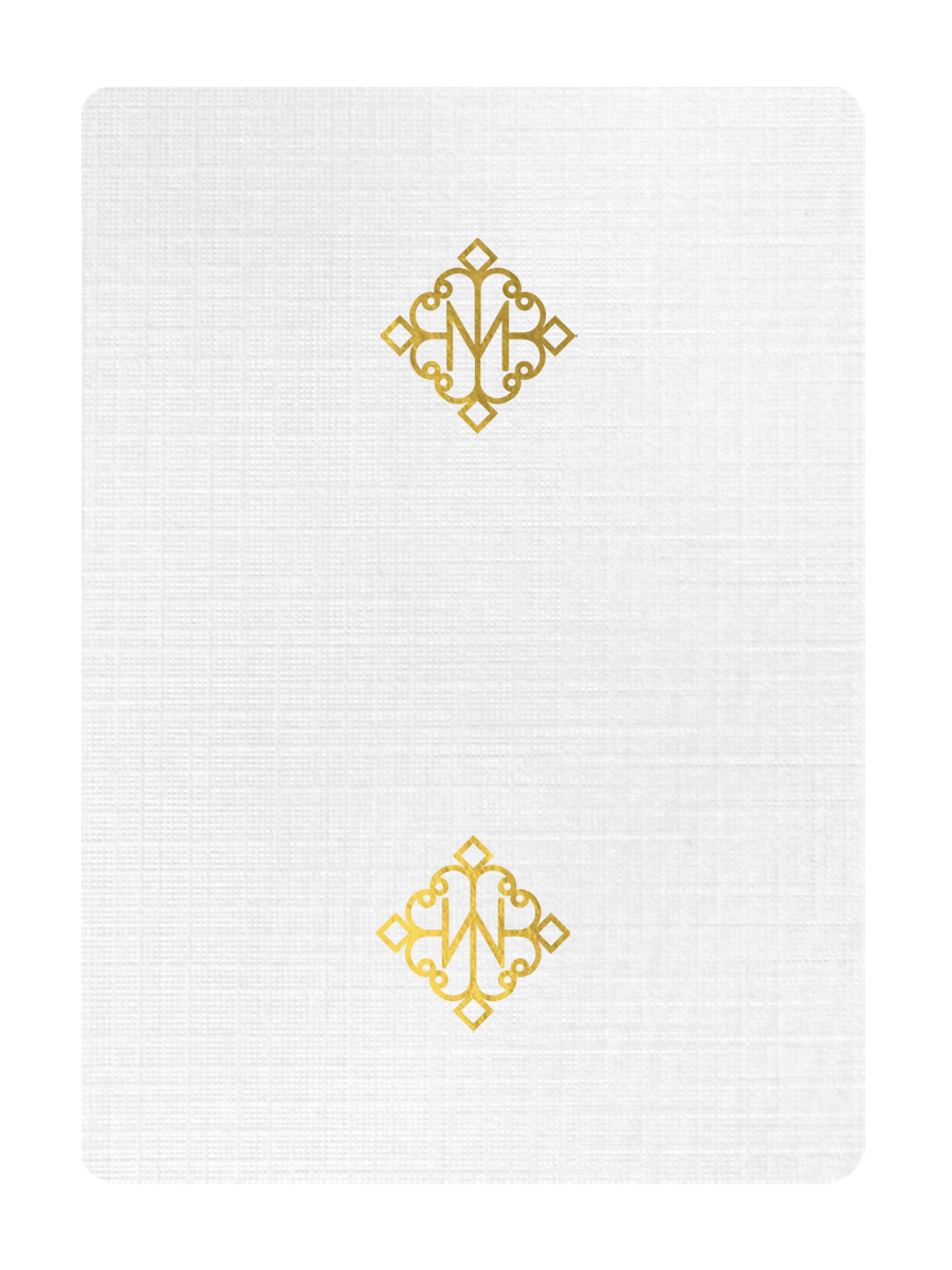 MADISON ROUNDERS ( GOLD ) Playing Cards