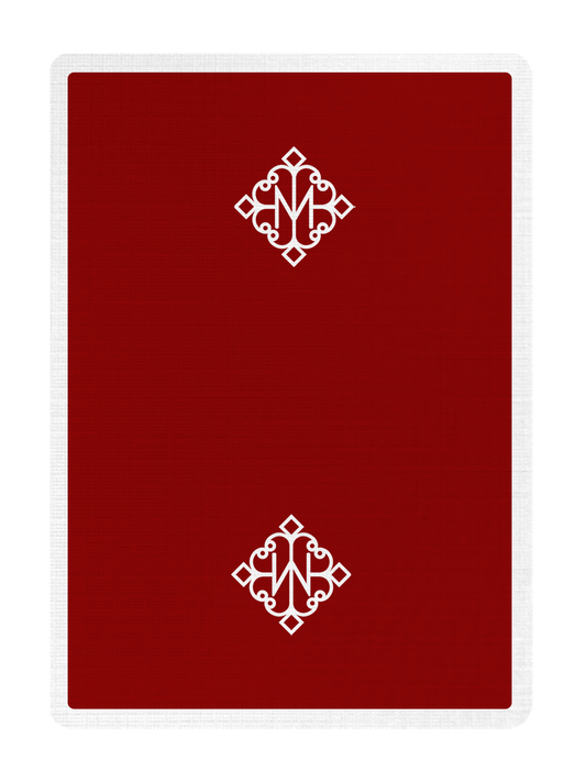 MADISON ROUNDERS ( SCARLET ) Playing Cards