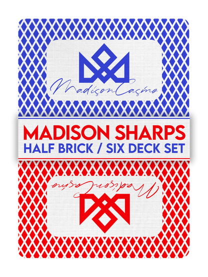 MADISON SHARPS - HALF BRICK DEAL (6 Decks)