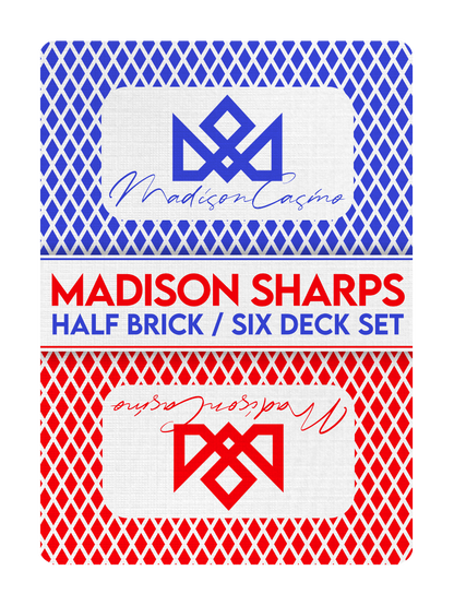 MADISON SHARPS - HALF BRICK DEAL (6 Decks)