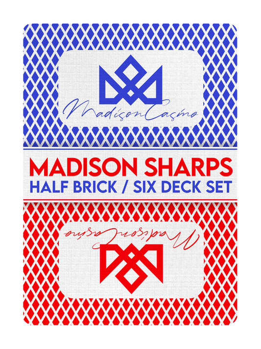 MADISON SHARPS - HALF BRICK DEAL (6 Decks)