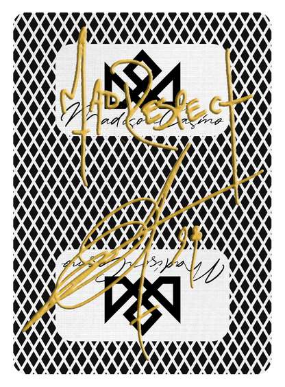MADISON SHARPS Playing Cards - BLACK