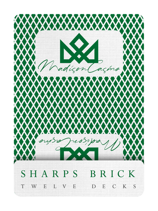 MADISON SHARPS in GREEN - BRICK DEAL (12 Decks)