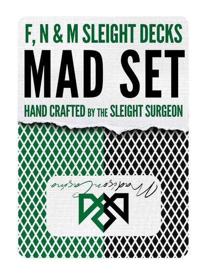 MADISON SHARPS MAD SET (3 Decks) Green/Black