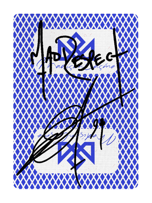 MADISON SHARPS SIGNED by MADISON (BLUE)