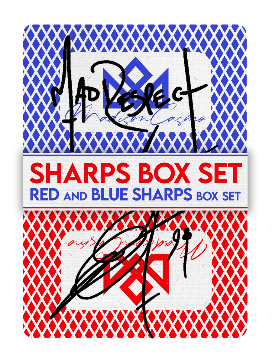 MADISON SHARPS BOX-SET (2 Decks) Signed by MADISON