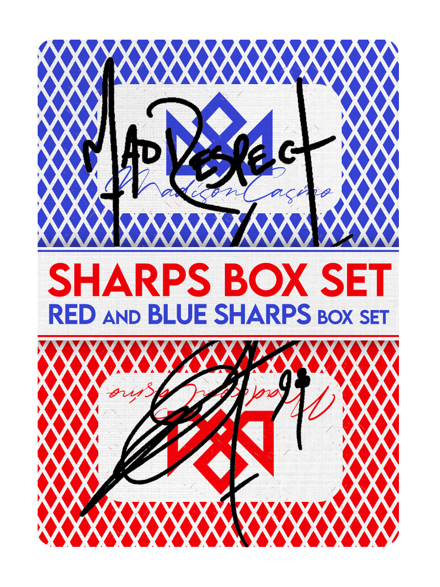 MADISON SHARPS BOX-SET (2 Decks) Signed by MADISON