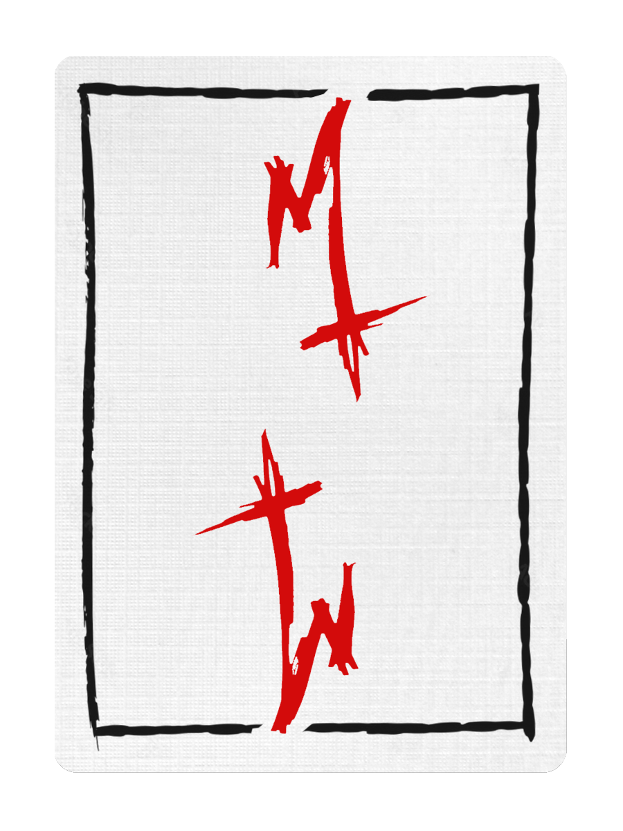 Hand Drawn SIGNATURE Playing Cards playing cards