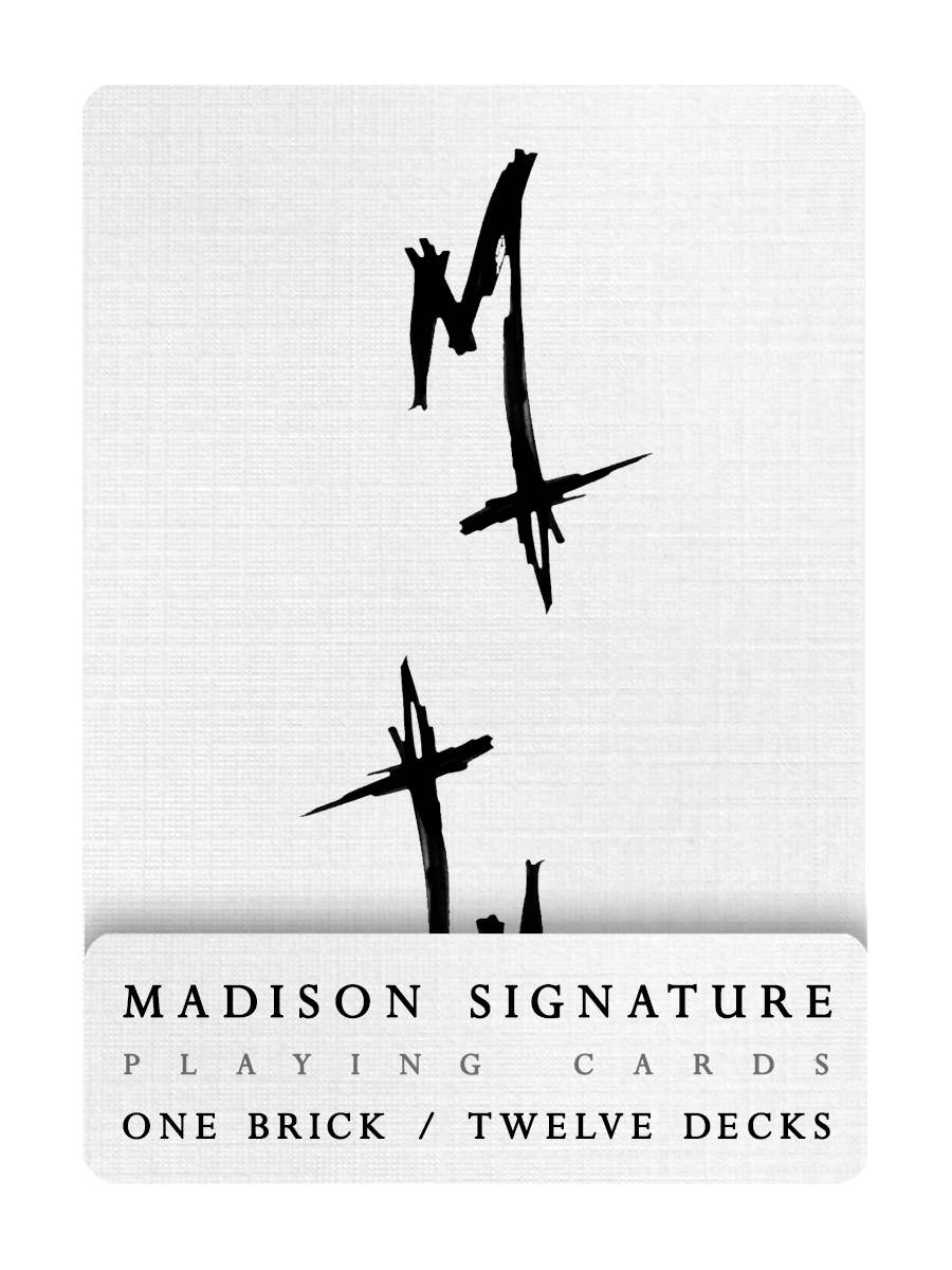 MADISON SIGNATURE Playing Cards - Brick Deal (12 decks)