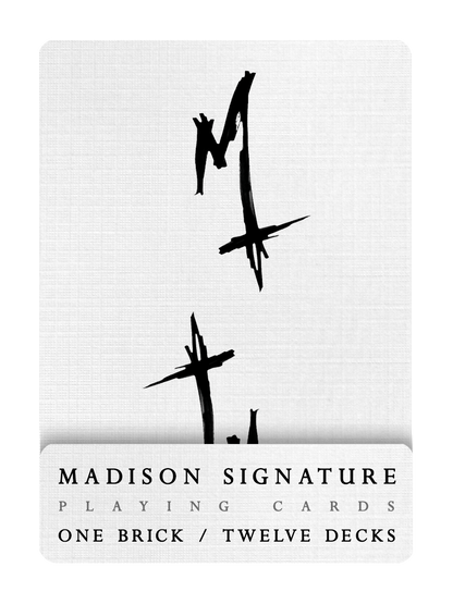 MADISON SIGNATURE Playing Cards - Brick Deal (12 decks)