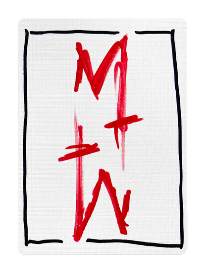 Hand Drawn SIGNATURE Playing Cards playing cards — view 53