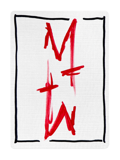 Hand Drawn SIGNATURE Playing Cards playing cards — view 50