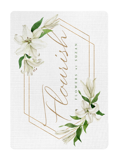 MADISON ONE ENTRY- FLOURISH by SUZAN Playing Cards