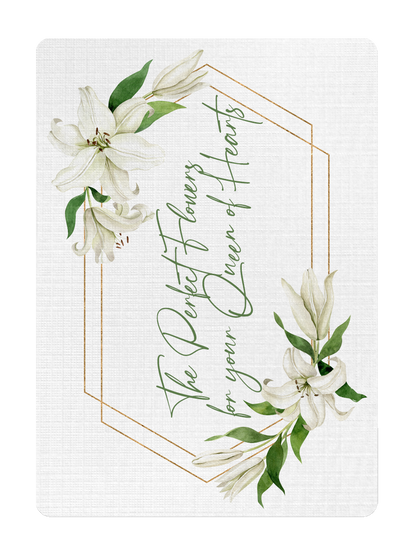 MADISON ONE ENTRY- FLOURISH by SUZAN Playing Cards