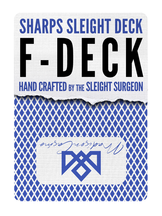 MADISON SHARPS F-DECK (BLUE) playing cards