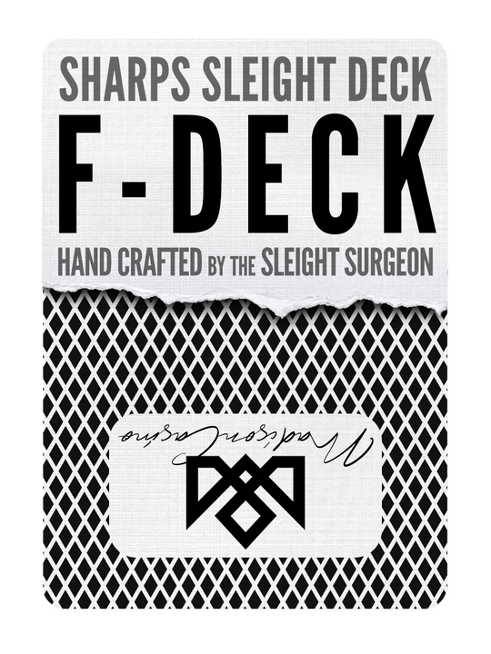 MADISON SHARPS F-DECK (Black) playing cards