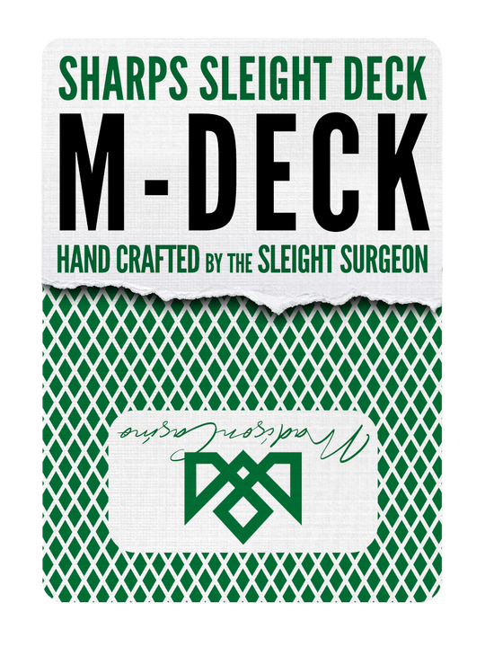 MADISON SHARPS MAD SET (3 Decks) Green/Black playing cards — view 6