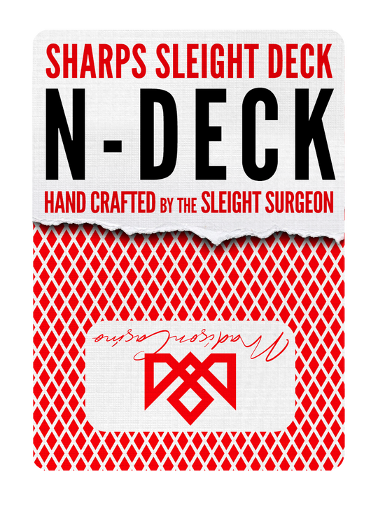 MADISON SHARPS N-DECK (RED v2.0) playing cards