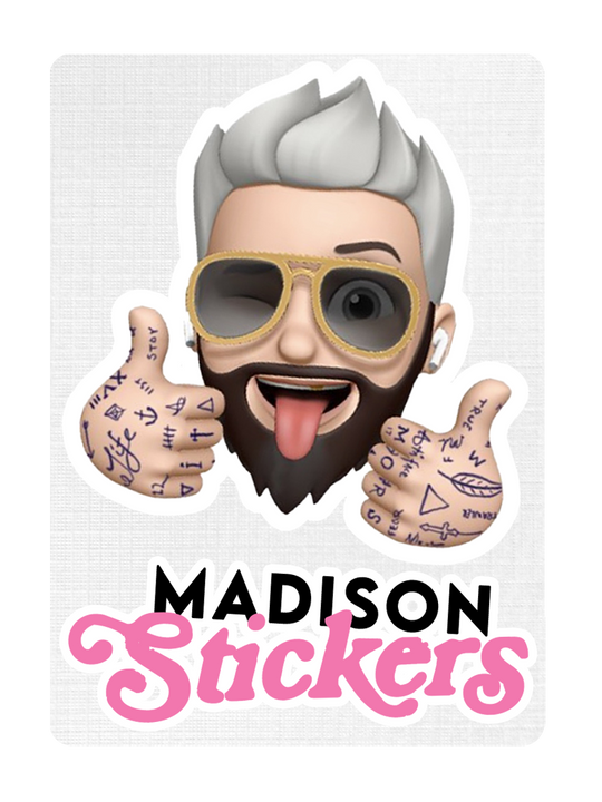 MADISON CARTOON STICKER PACK playing cards