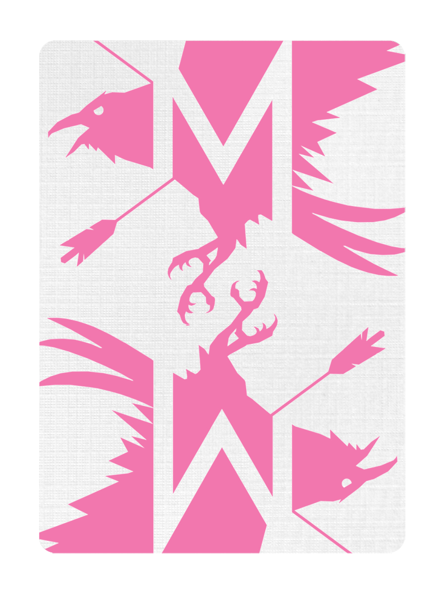 MADISON PINK STRANGERS Playing Cards