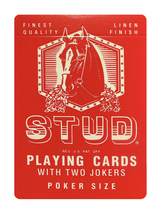 STUD Playing Cards (Red Edition) - RAREST DECK IN THE WORLD playing cards