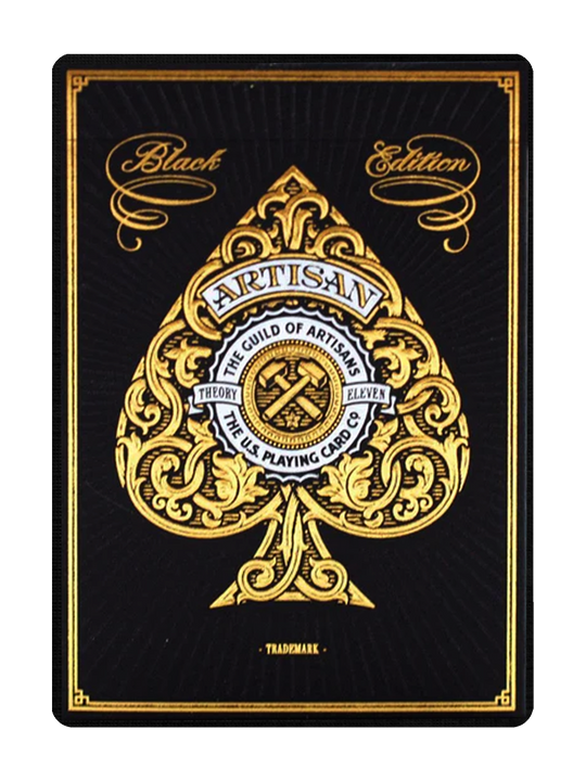 ARTISAN Playing Cards by theory11 (Black Edition) playing cards