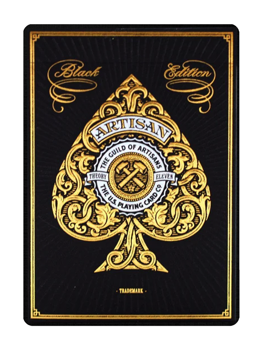 ARTISAN Playing Cards by theory11 (Black Edition)