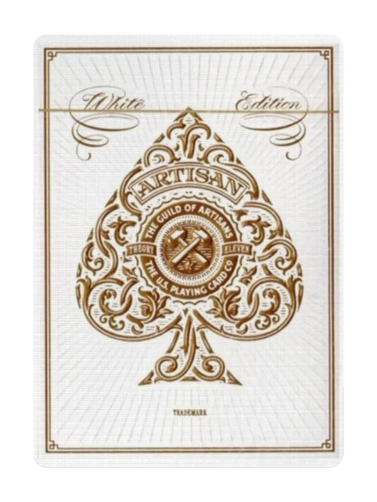 ARTISAN Playing Cards by theory11 (White Edition) playing cards