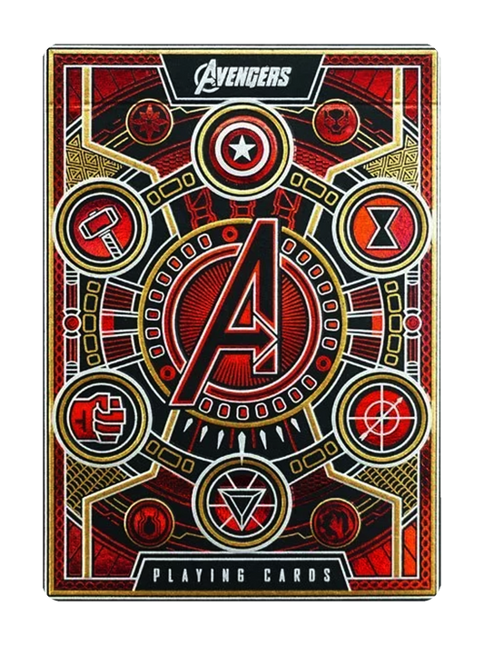AVENGERS Playing Cards by theory11 (Red Edition)