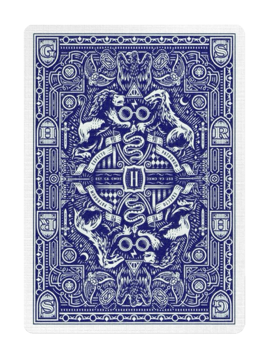 HARRY POTTER Playing Cards by theory11 (Ravenclaw Blue)