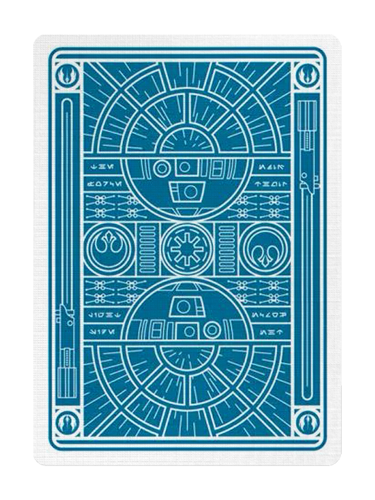 STAR WARS Playing Cards by theory11 (Light Side - Blue Edition) playing cards