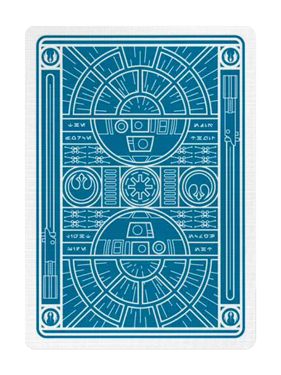 STAR WARS Playing Cards by theory11 (Light Side - Blue Edition)