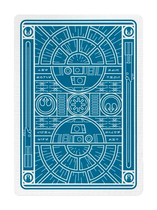 STAR WARS Playing Cards by theory11 (Light Side - Blue Edition)