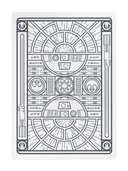 STAR WARS Playing Cards by theory11 (Light Side - White Edition) playing cards