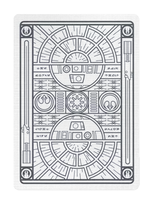 STAR WARS Playing Cards by theory11 (Light Side - White Edition)