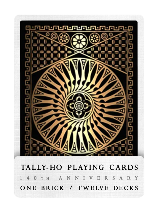 TALLY-HO Playing Cards 140th Anniversary Edition - BRICK  (12 Decks) - Presale