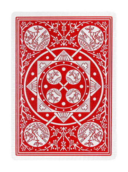 TALLY-HO Fan Back SLEIGHTS - MIXED BRICK (12 Decks)