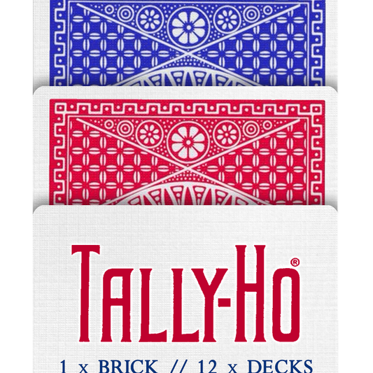 TALLY HO Circle Back Playing Cards - BRICK DEAL (12 Decks) playing cards