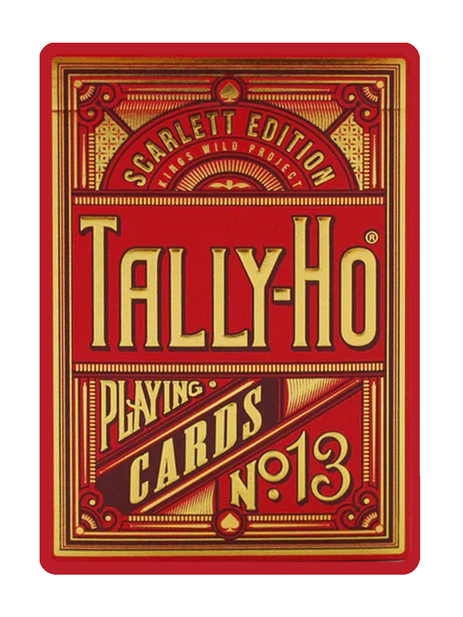 TALLY-HO ORIGINAL KING'S WILD PROJECT 4-DECK CARAT SET