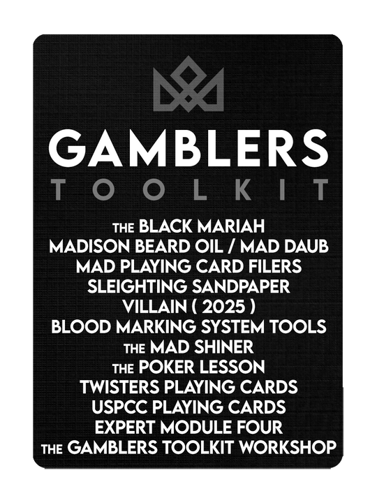 The GAMBLER'S TOOLKIT playing cards