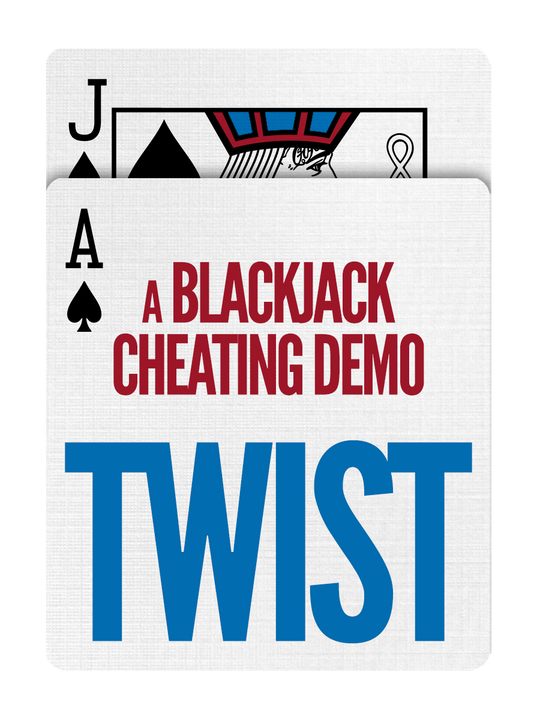 TWIST - A BLACKJACK Cheating Demonstration & MADISON TWISTERS playing cards — view 4