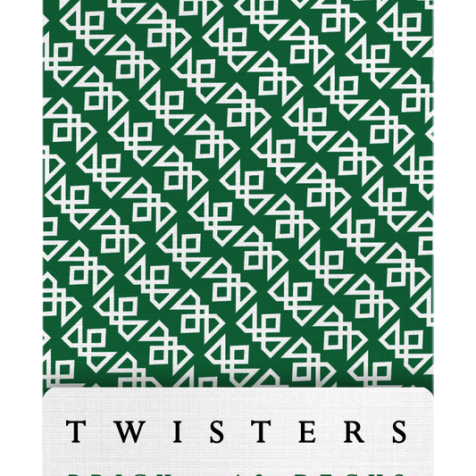 MADISON GREEN TWISTERS Playing Cards - BRICK DEAL playing cards