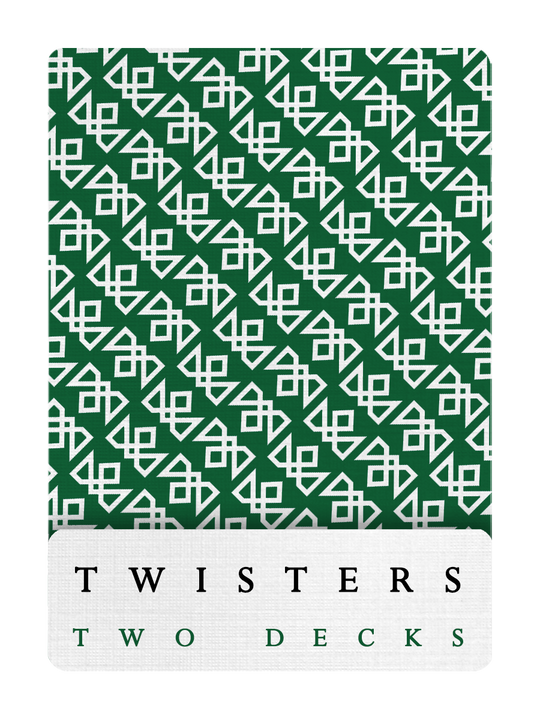 MADISON GREEN TWISTERS Playing Cards - UNSIGNED BOXSET playing cards