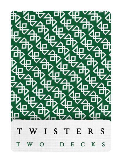 MADISON GREEN TWISTERS Playing Cards - UNSIGNED BOXSET