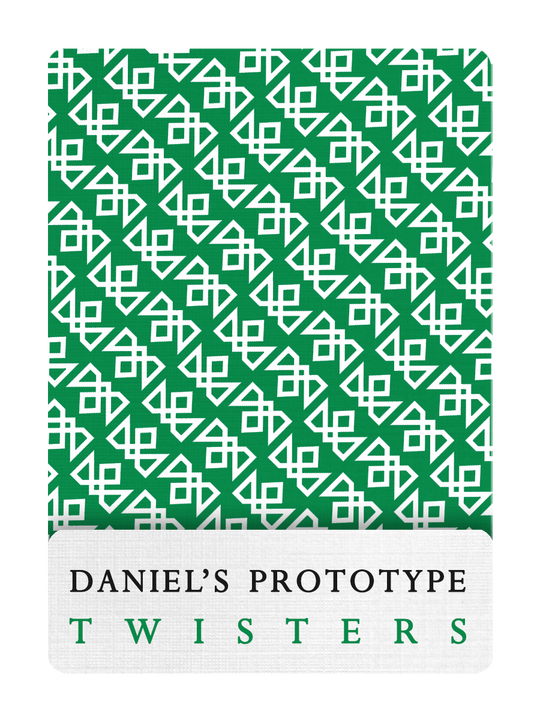 Daniel's GREEN TWISTERS Playing Cards - MADISON ONE Entry playing cards