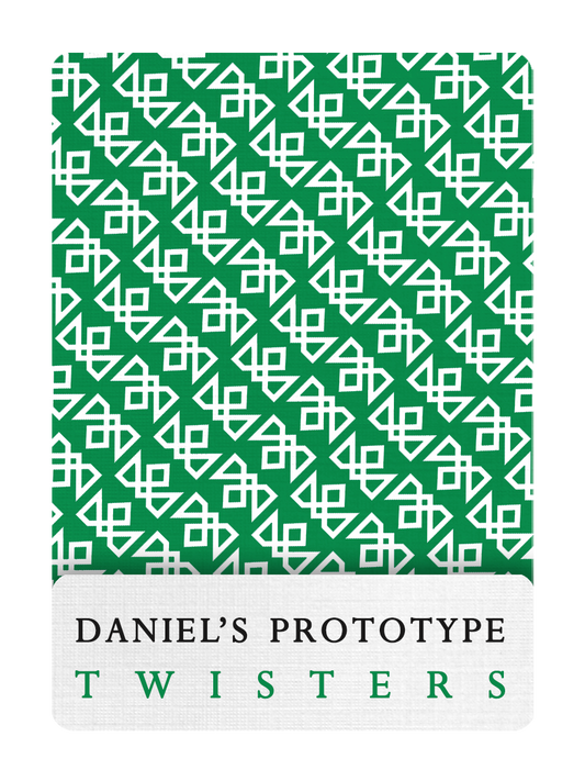 Daniel's GREEN TWISTERS Playing Cards - MADISON ONE Entry