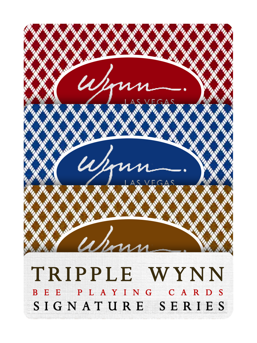 TRIPLE WYNN 'Signature' Bee Playing Cards - 3 DECKS